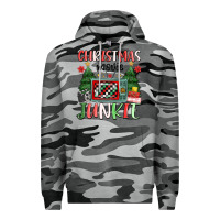Slate Camo Christmas movie junkie Premium Hoodie - MaliasSmallBusiness