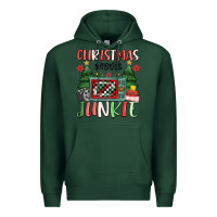 Sports Green Christmas movie junkie Premium Hoodie - MaliasSmallBusiness