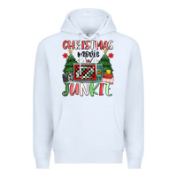 White Christmas movie junkie Premium Hoodie - MaliasSmallBusiness