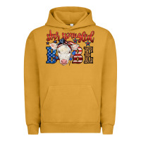 Pigment Peanut Butter Western Star Spangled Baby Cow Urban Hoodie - LillyAllenDesigns