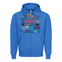 True Royal i am proud of all that i am Zipper Hoodie - Artiststas