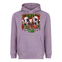 Lavender it's christmas y'all heifers Heavyweight Hoodie - Jasminsmagicworld
