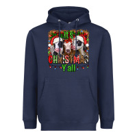 Navy it's christmas y'all heifers Heavyweight Hoodie - Jasminsmagicworld
