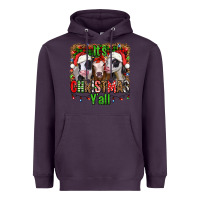 Plum it's christmas y'all heifers Heavyweight Hoodie - Jasminsmagicworld
