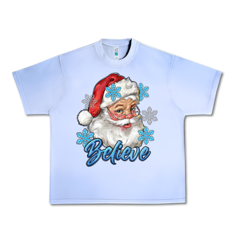 Santa Blue Believe Urban Heavy Tee by RanaPortraitStore | Teevron