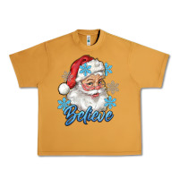 Peanut Butter santa blue believe Urban Heavy Tee - RanaPortraitStore
