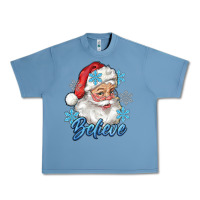 Pebble Blue santa blue believe Urban Heavy Tee - RanaPortraitStore