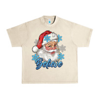 Sandshell santa blue believe Urban Heavy Tee - RanaPortraitStore