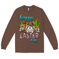 Chestnut Happy Easter Day Rodeo Long Sleeve Tee - Neo Western