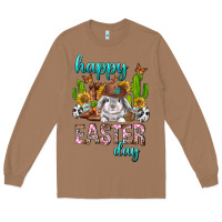 Toasted Coconut Happy Easter Day Rodeo Long Sleeve Tee - Neo Western