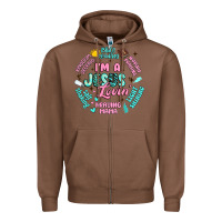 Chestnut i'm a jesus lovin' Zipper Hoodie - Artiststas