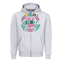 Heather Grey i'm a jesus lovin' Zipper Hoodie - Artiststas