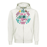 Oatmeal Heather i'm a jesus lovin' Zipper Hoodie - Artiststas