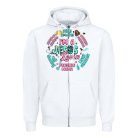 White i'm a jesus lovin' Zipper Hoodie - Artiststas