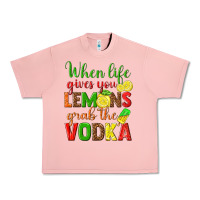 Salmon when life gives you lemons grab the vodka Urban Heavy Tee - texasbilliewilder