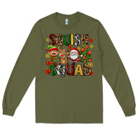 Army Green squish squad Long Sleeve Tee - AdoDesignShop