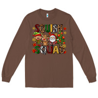 Chestnut squish squad Long Sleeve Tee - AdoDesignShop