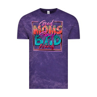 Cloud Purple good moms say bad words Vintage Tee - Zillion Design Studio