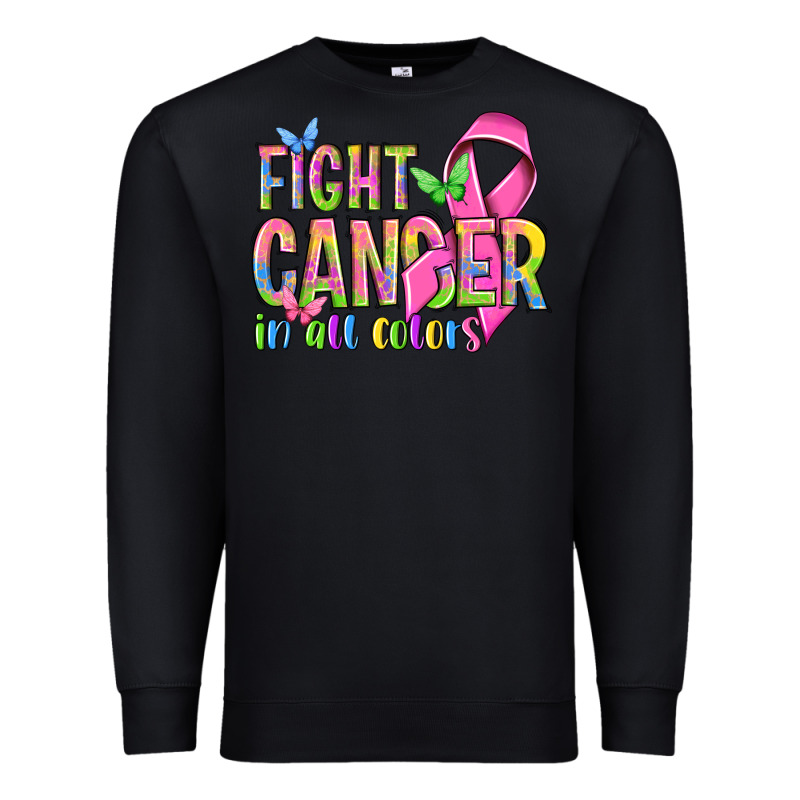 Fight Cancer In All Colors Premium Sweatshirt by NancyCooperArtShop | Teevron