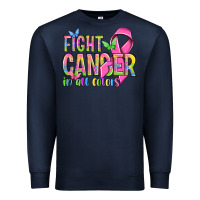 Navy fight cancer in all colors Premium Sweatshirt - NancyCooperArtShop