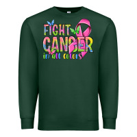 Sports Green fight cancer in all colors Premium Sweatshirt - NancyCooperArtShop