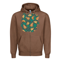 Chestnut christmas gingerbread cookies patch Zipper Hoodie - BundleAndBundleShop