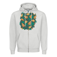 Dove Grey christmas gingerbread cookies patch Zipper Hoodie - BundleAndBundleShop