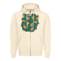 Sandshell christmas gingerbread cookies patch Zipper Hoodie - BundleAndBundleShop