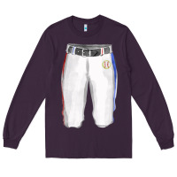 Plum softball uniform short pant fa element Long Sleeve Tee - FaDigitalArtStudio