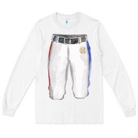 White softball uniform short pant fa element Long Sleeve Tee - FaDigitalArtStudio