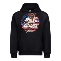 Black Western Stars and Stripes 4th of July Urban Hoodie - LillyAllenDesigns