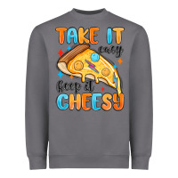 Storm take it easy keep it cheesy Heavyweight Sweatshirt - MaliasSmallBusiness