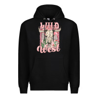 Black wild west Premium Hoodie - MaliasSmallBusiness