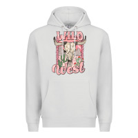 Dove Grey wild west Premium Hoodie - MaliasSmallBusiness