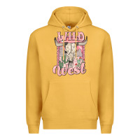 Mustard wild west Premium Hoodie - MaliasSmallBusiness