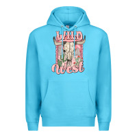 Ocean Blue wild west Premium Hoodie - MaliasSmallBusiness