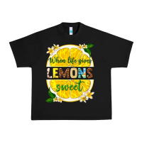 Black when life gives lemons sweet Urban Heavy Tee - texasbilliewilder