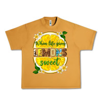 Peanut Butter when life gives lemons sweet Urban Heavy Tee - texasbilliewilder