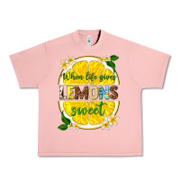 Salmon when life gives lemons sweet Urban Heavy Tee - texasbilliewilder