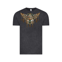 Vintage Black native dream catcher with owl Vintage Tee - BarkalooDesign