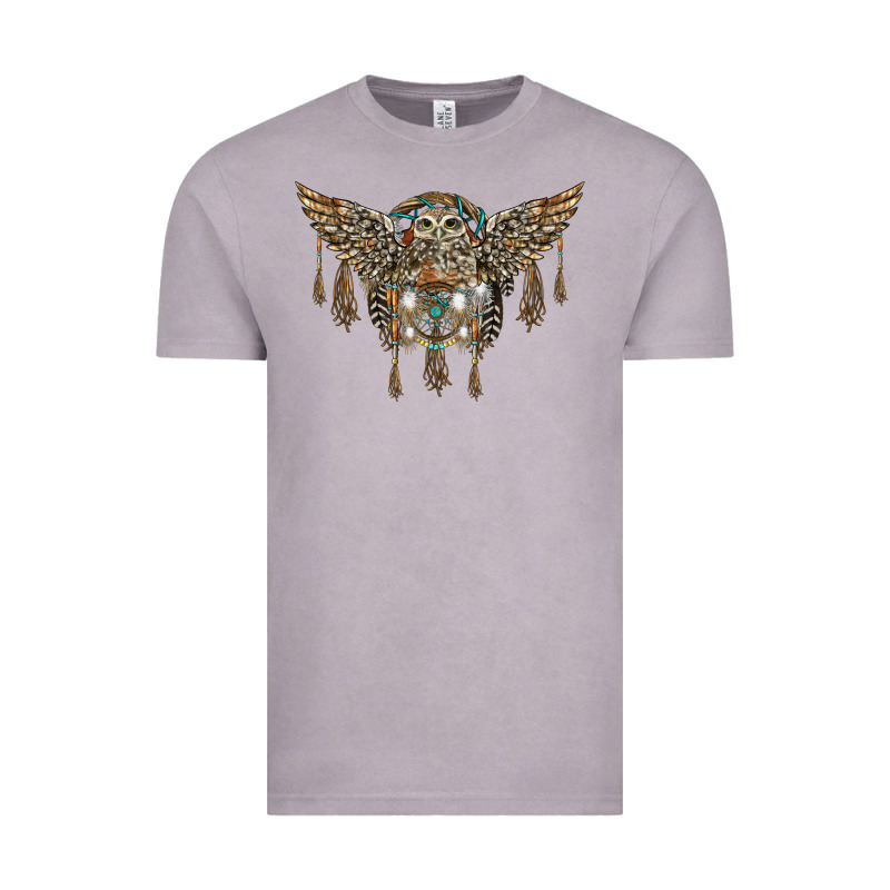 Native Dream Catcher With Owl Vintage Tee by BarkalooDesign | Teevron