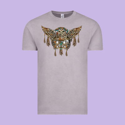 Native Dream Catcher With Owl Vintage Tee Designed By Barkaloodesign
