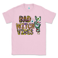 Bubblegum Pink bad witch vibes Classic Tee - CowhideDigitalArt