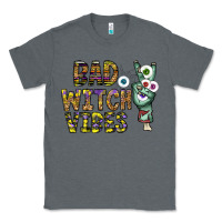 Charcoal Heather bad witch vibes Classic Tee - CowhideDigitalArt