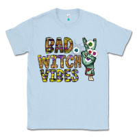 Dusty Blue bad witch vibes Classic Tee - CowhideDigitalArt