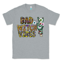 Heather Grey bad witch vibes Classic Tee - CowhideDigitalArt