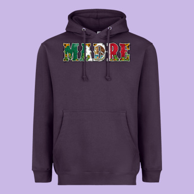 Mexican Flag Madre Heavyweight Hoodie Designed By Jasminsmagicworld