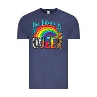 Vintage Denim the future is queer Vintage Tee - texasbilliewilder