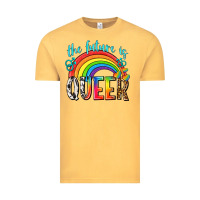Vintage Mustard the future is queer Vintage Tee - texasbilliewilder