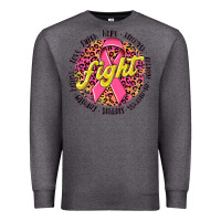 Charcoal Heather fight breast cancer Premium Sweatshirt - NancyCooperArtShop